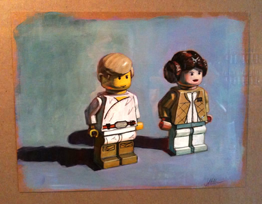 jennifer maher lego luke leia at Uncommon Grounds