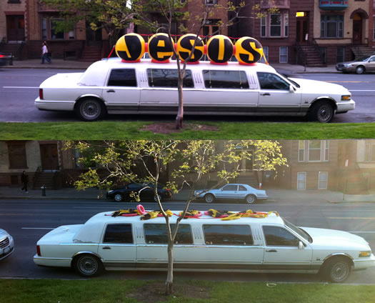 jesus limo before after