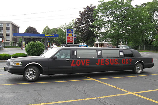 jesus limo black  wide