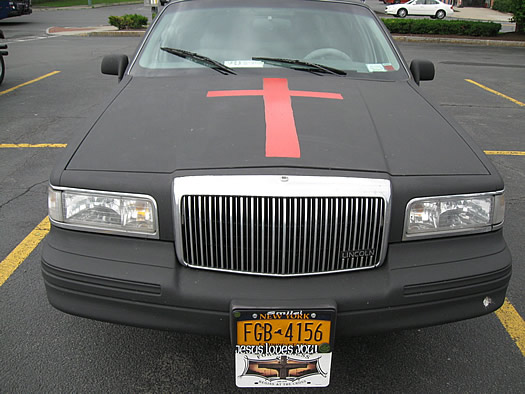 jesus limo black front