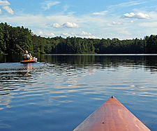 kayaking adirondack pond