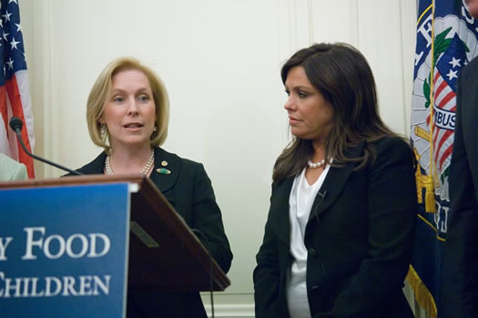 kirsten gillibrand and rachael ray