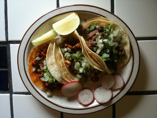 la mexicana tacos overhead
