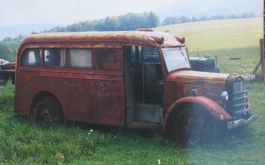 little yellow school bus before