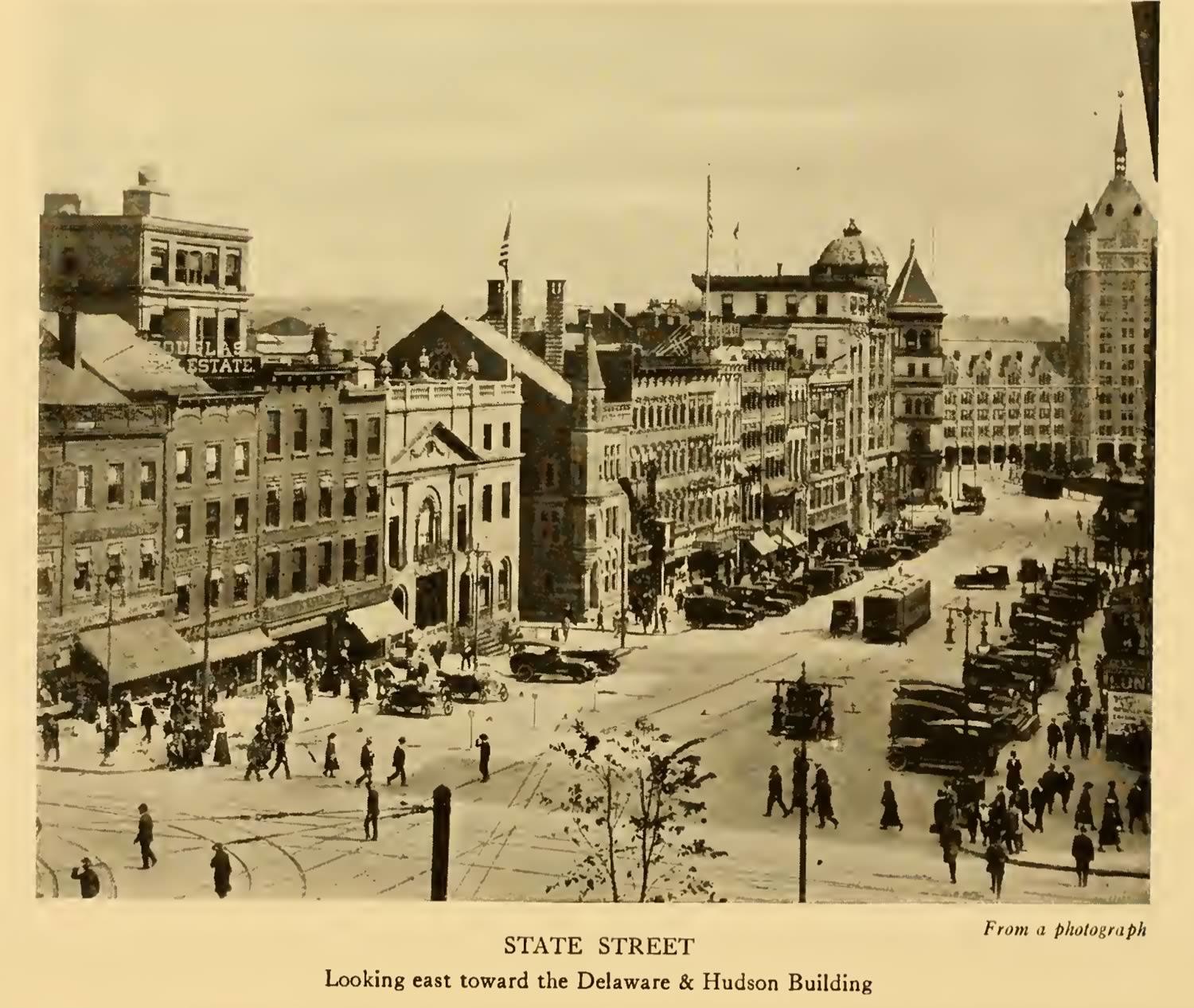 lower State Street Albany early 1900s