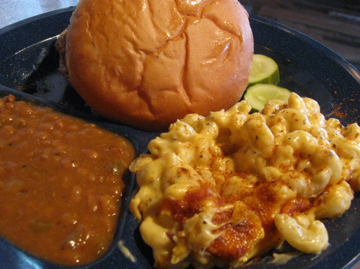 mac and cheese and beans.JPG