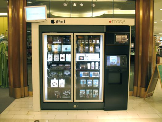 macys ipod vending machine