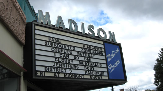 madison theater marquee