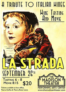 madison theater la strada poster