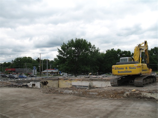 the Mangia site at Stuyvesant Plaza demolished