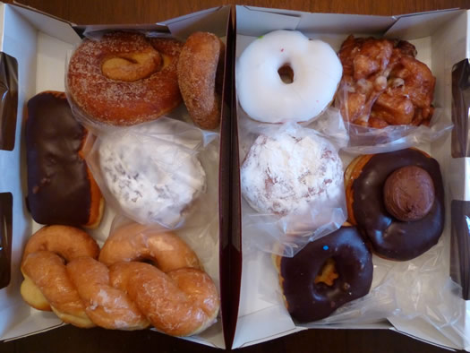 Market Bistro donuts in boxes