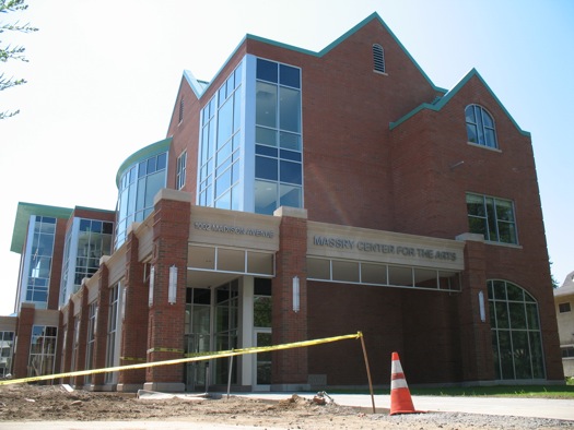 Massry exterior looking up