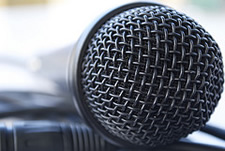 microphone closeup