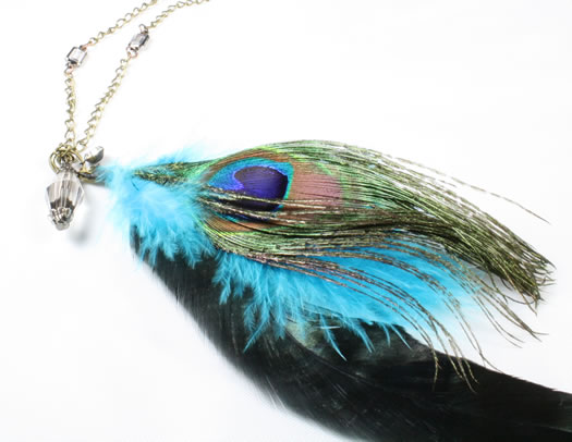 nadine medina jewelry peacock necklace