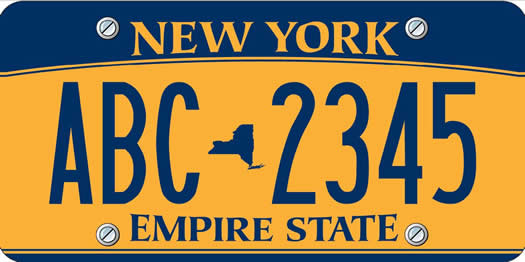 new gold license plates