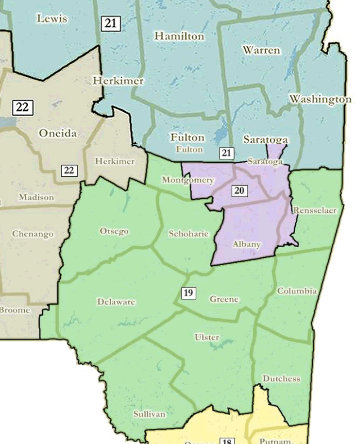 Map Of New York Congressional Districts World Map