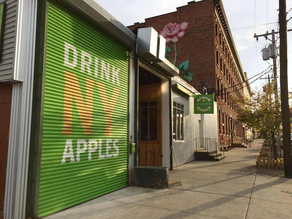 nine pin cider works exterior