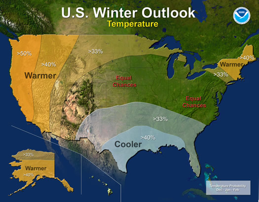 noaa winter 2014-2015 outlook map