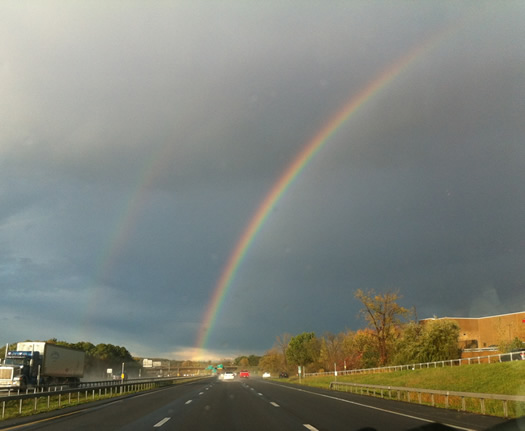 northway double rainbow 2011-October