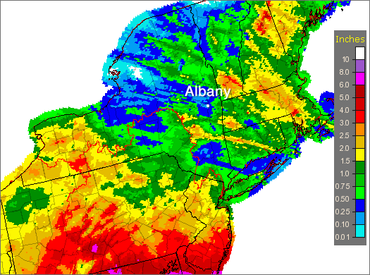 nws hurricane sandy precipitation map northeast