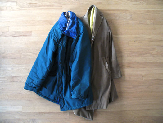 old winter coats