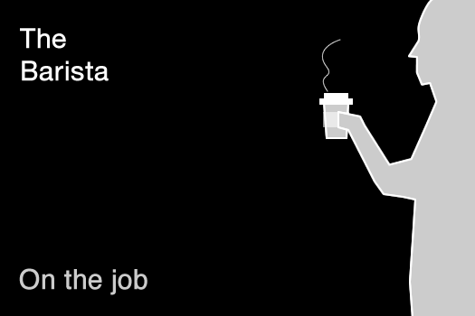 on the job barista