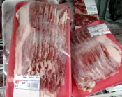 packages of bacon