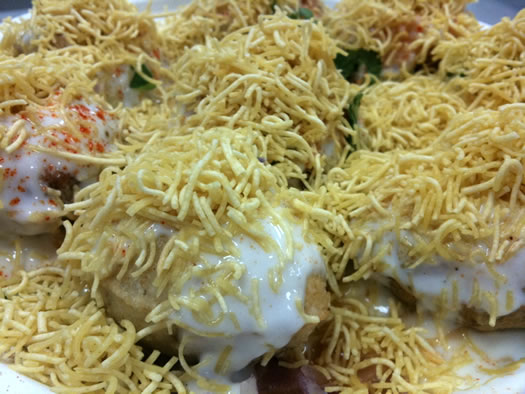 parivar dahi puri closeup