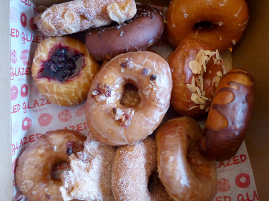 park side eatery donuts in box