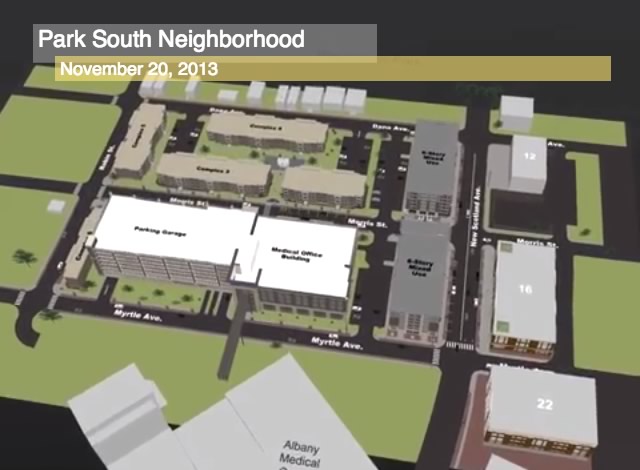 park south parking garage rendering 2013 overview