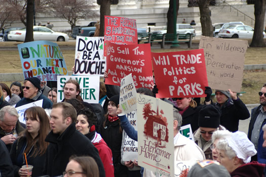 parks rally at capitol