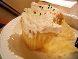 party cupcake eaten