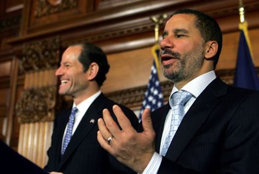 David Paterson and Eliot Spitzer