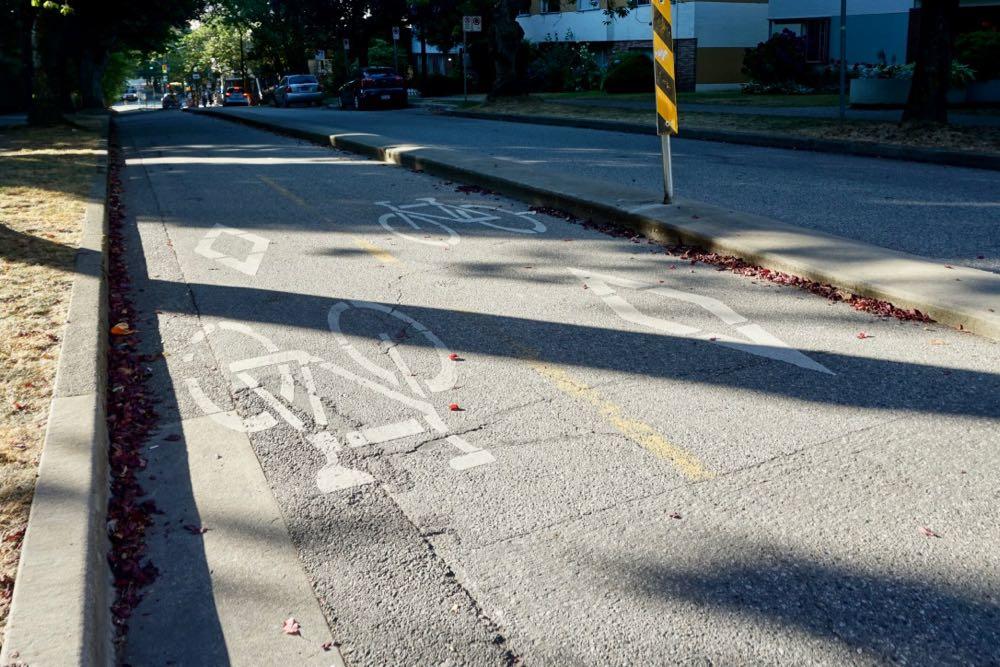 protected bike lane Vancouver