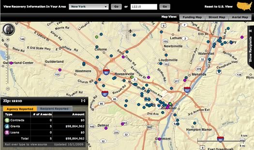 recovery money map