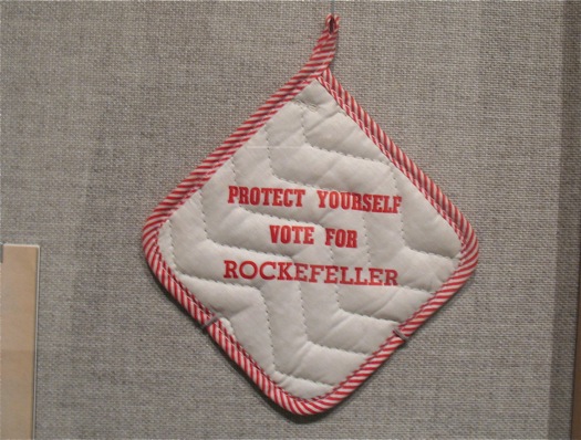 Rockefeller campaign potholder