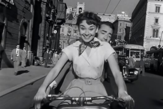 roman holiday vespa scene