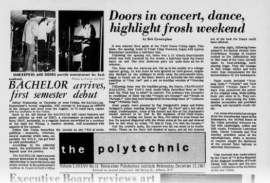 rpi the polytechnic 1967 the doors