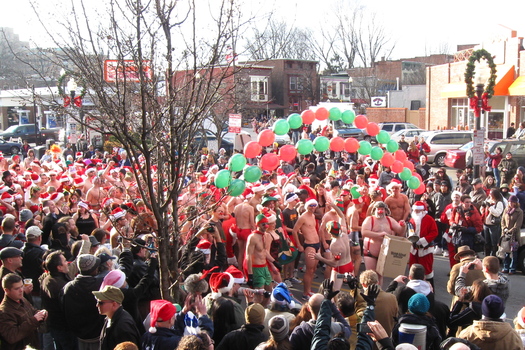 santa speedo sprint 2011 start