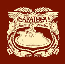 saratoga skatepark tshirt jeremy fish