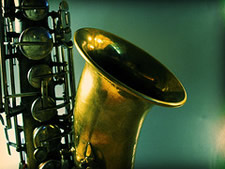 saxophone closeup