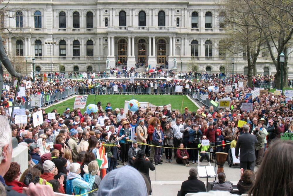 science march 2017 from behind speakers