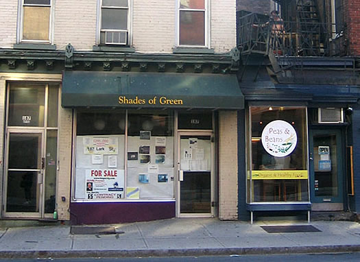 shades of green closed exterior