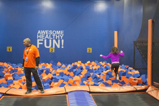 Sky Zone Trampoline Park All Over Albany