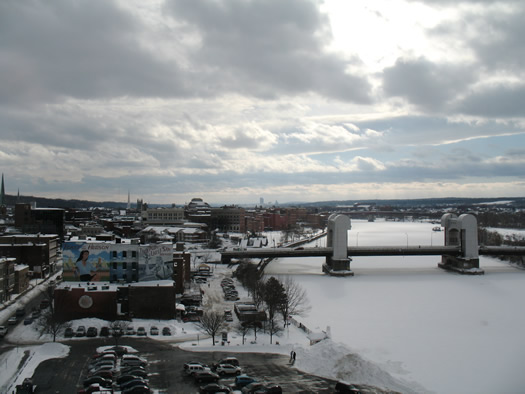 snowy hudson river troy from hedley 2014-02-14