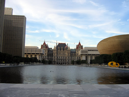 state capitol from plaza