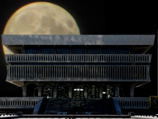 state museum moon photo illustration