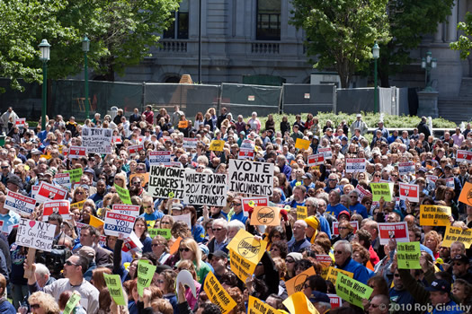 state worker furlough rally