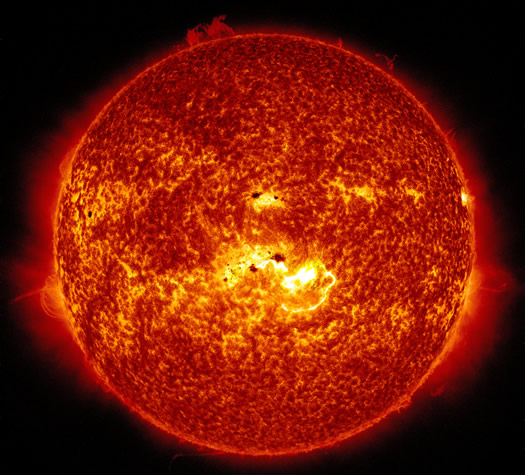 sun flare 2014-01-07 nasa sdo