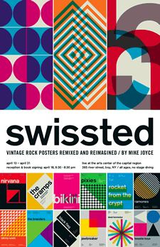 swissted poster mike joyce at arts center